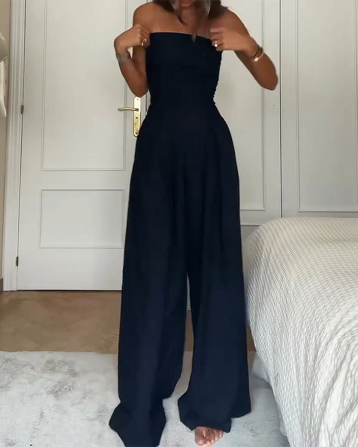 Charlotte | Elegant Strapless Jumpsuit