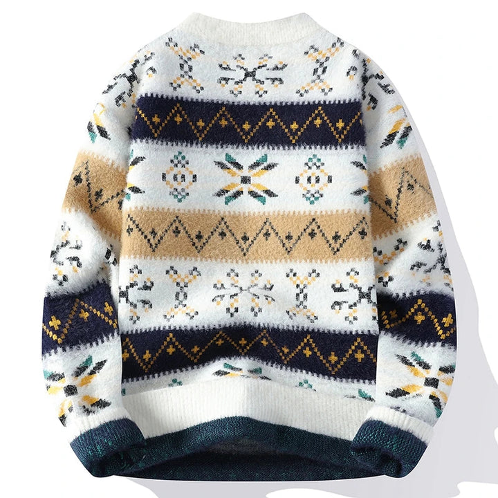 Richard - Men's Vintage Printed Jumper