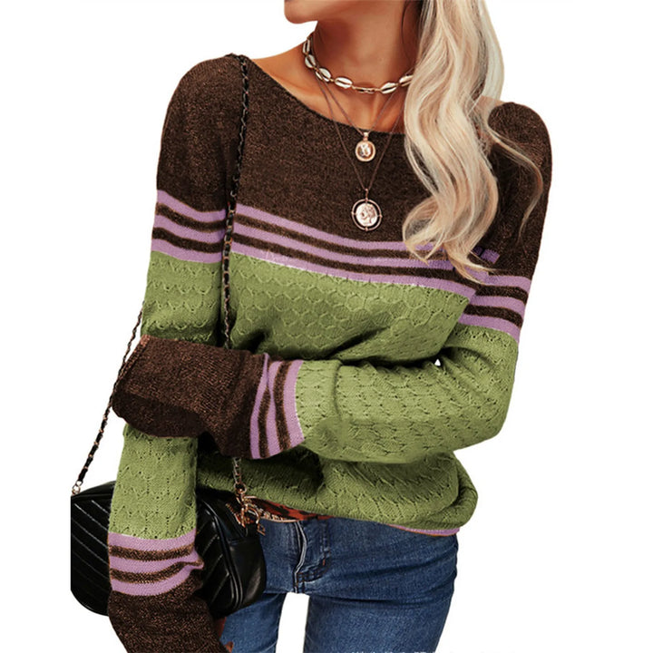 Margot – Casual Striped Knitted Jumper