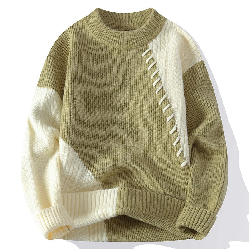 Philip - Casual Patchwork Jumper