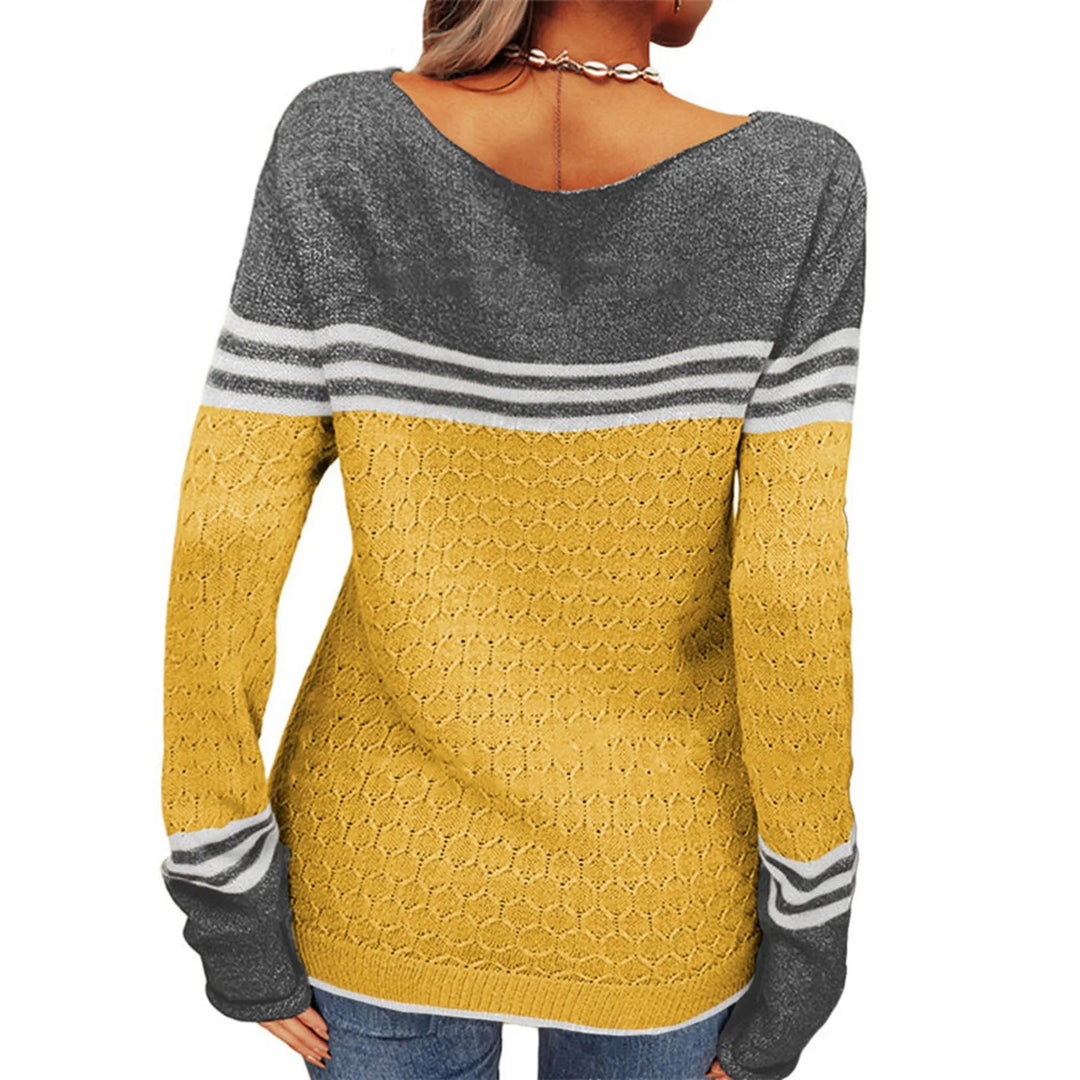 Margot – Casual Striped Knitted Jumper