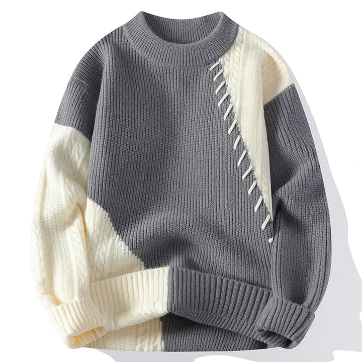 Philip - Casual Patchwork Jumper