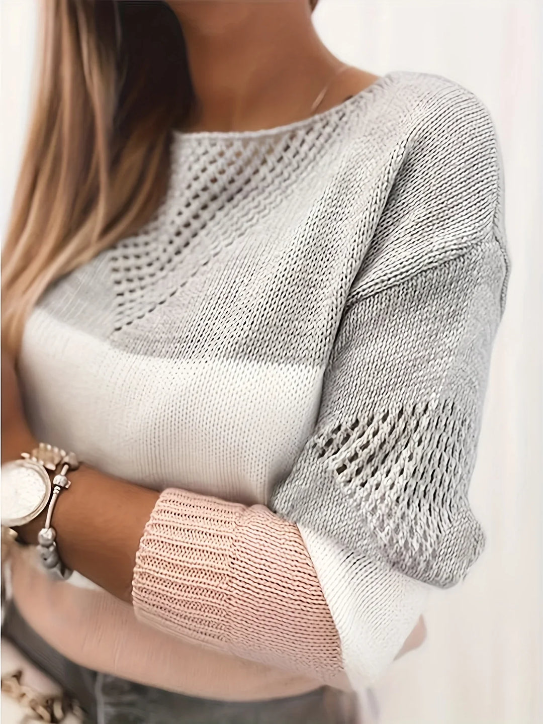 Harper – Cut-Out Knit Jumper